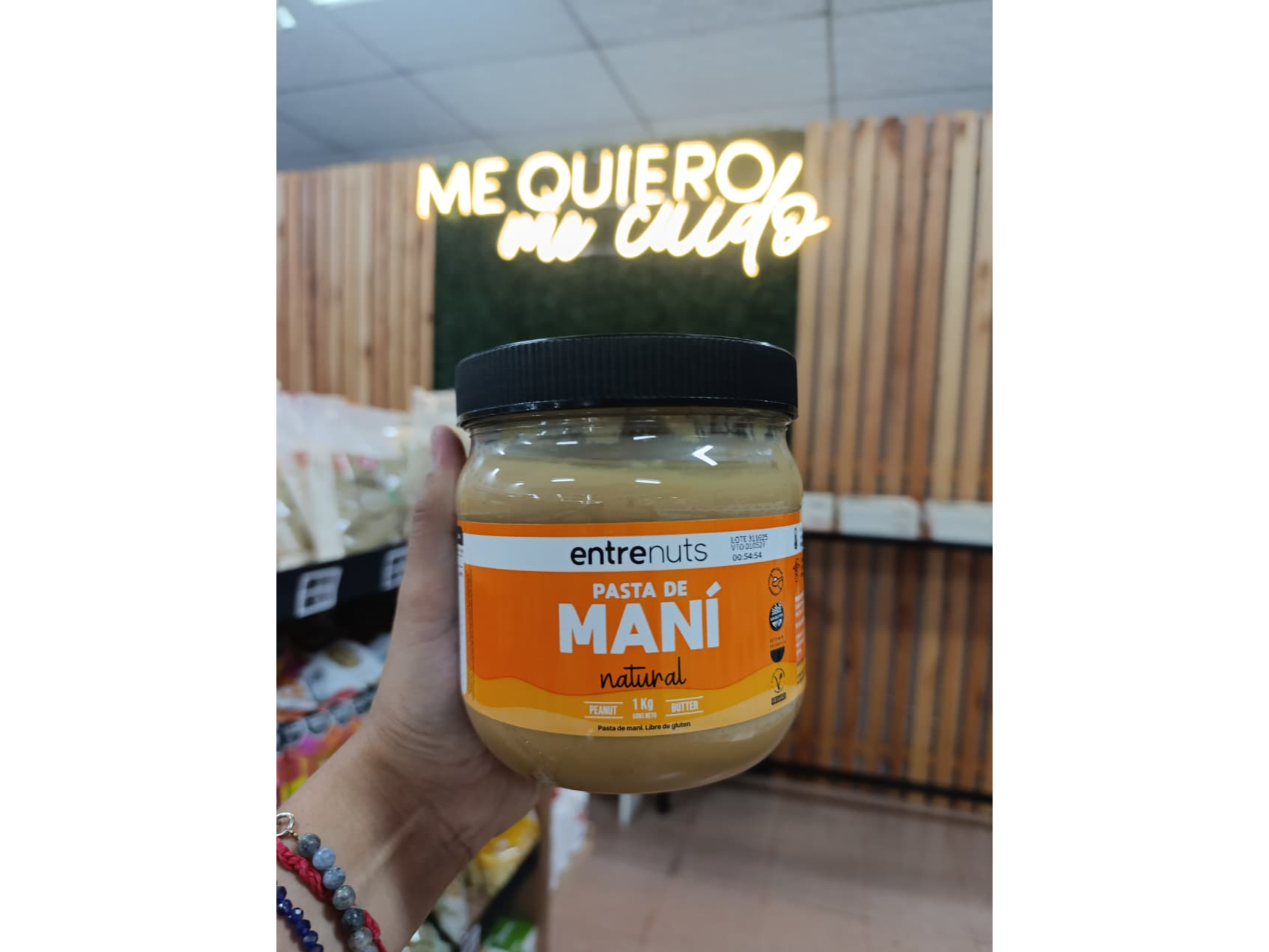 PASTA DE MANÍ NATURAL X 1 KG.