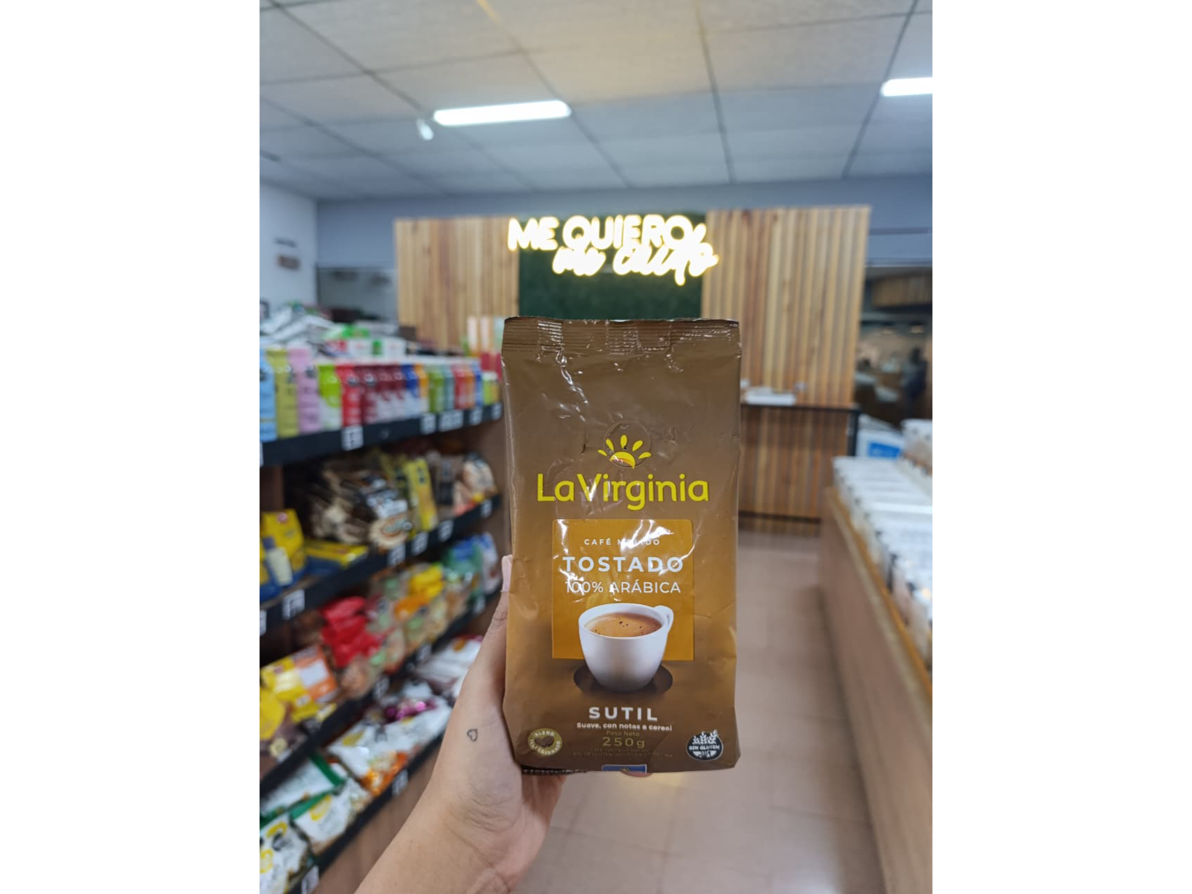 CAFÉ MOLIDO TOSTADO SUTIL "LA VIRGINIA" X 250 GR.