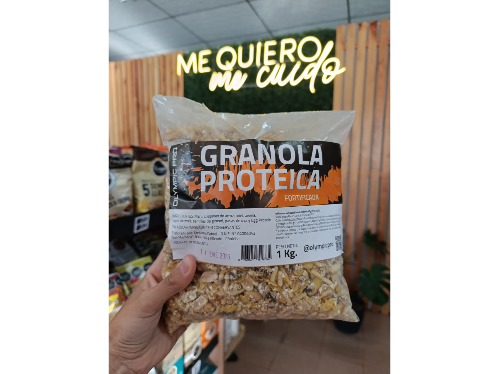 GRANOLA PROTEICA OLYMPIC