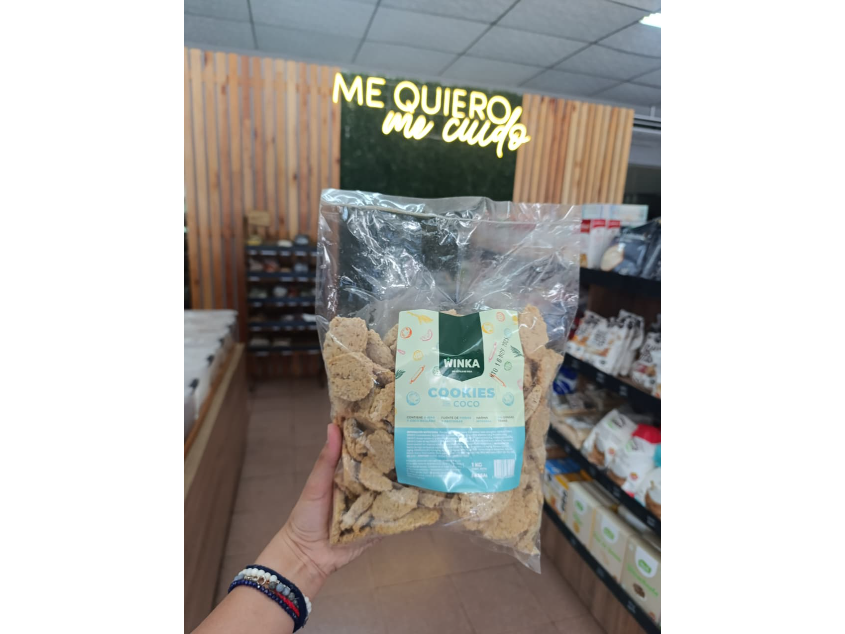 COOKIES INTEGRALES  DE COCO X 1GR