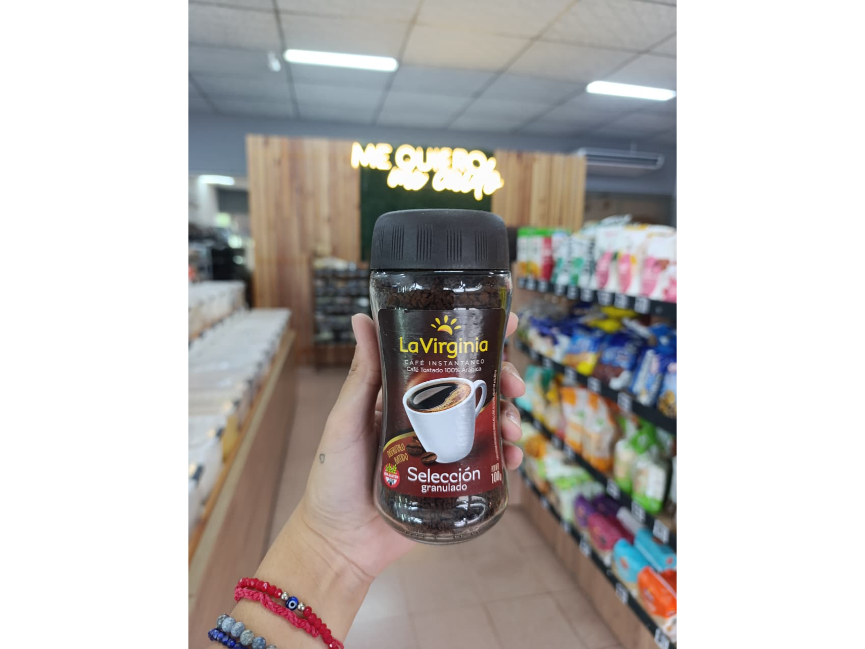 CAFE INSTANTANEO TOSTADO GRANULADO  "LA VIRGINIA" X 100 GR.