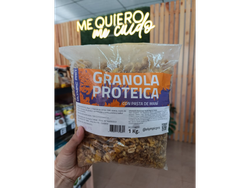 GRANOLA PROTEICA CON PASTA DE MANI