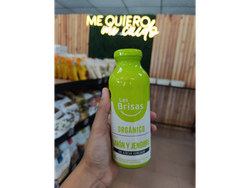 JUGO ORGÁNICO SIN AZÚCAR DE LIMÓN Y JENGIBRE X 330CC.