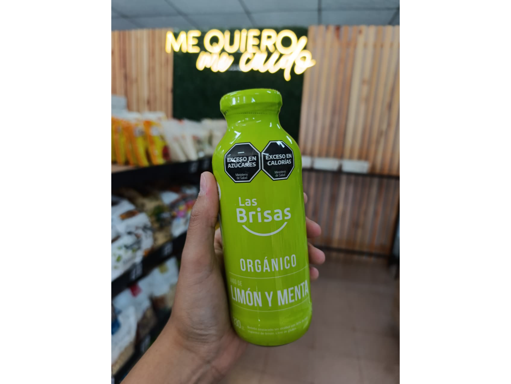 JUGO ORGÁNICO DE LIMÓN Y MENTAS X 330 CC.