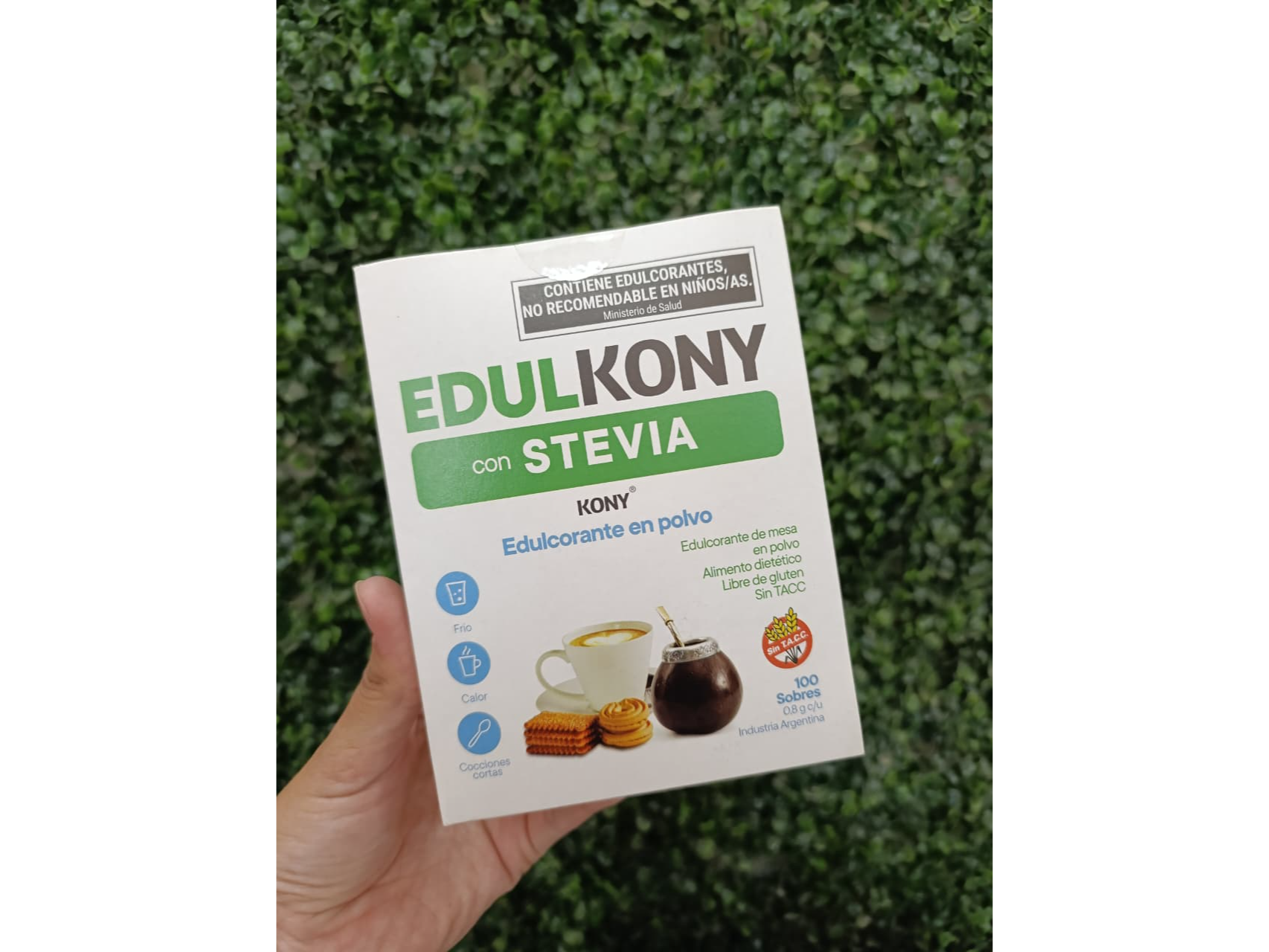 EDULKONY CON STEVIA POLVO X 100UN