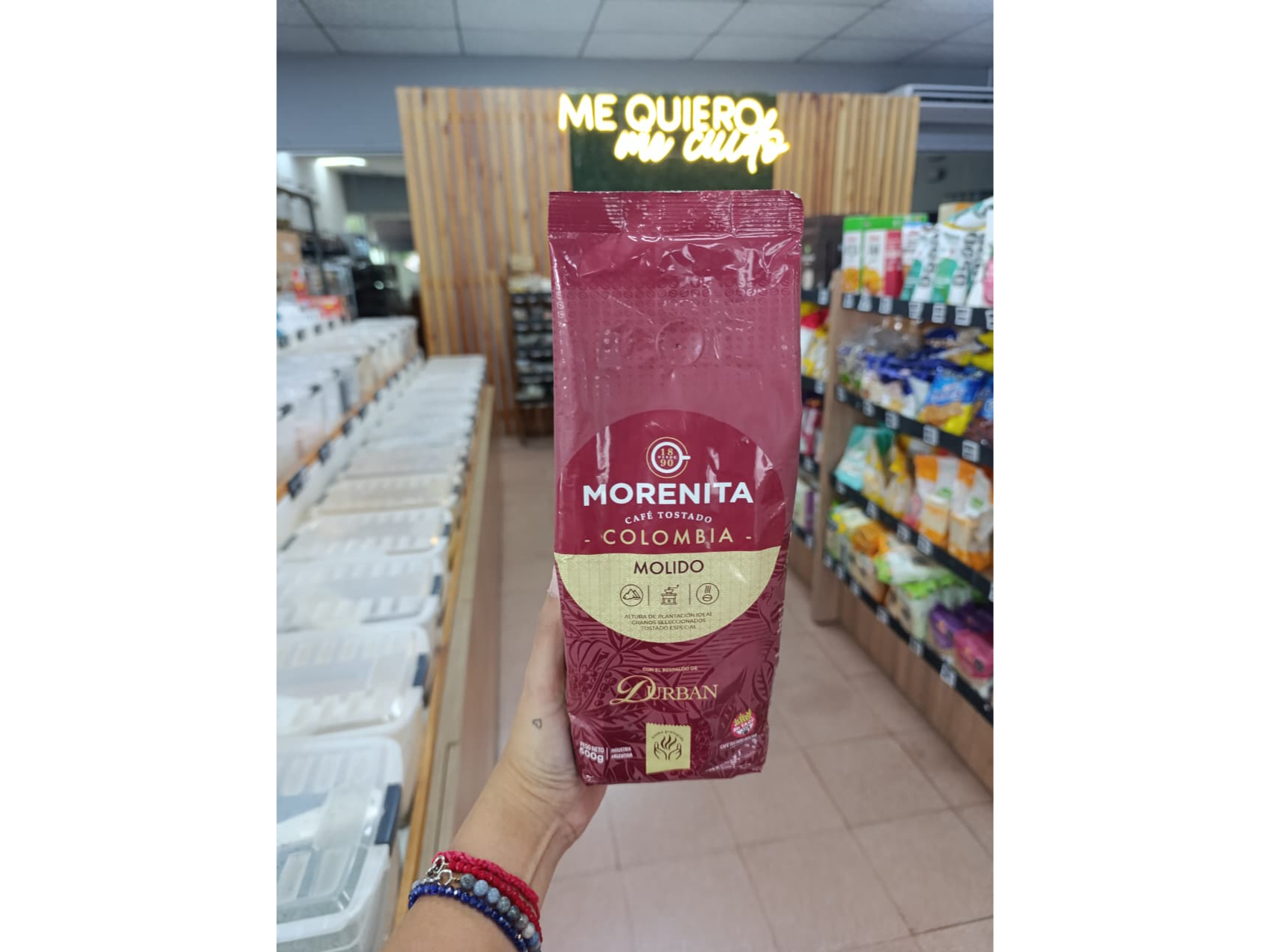 CAFE TOSTADO MOLIDO COLOMBIA "LA MORENITA"  X500GR