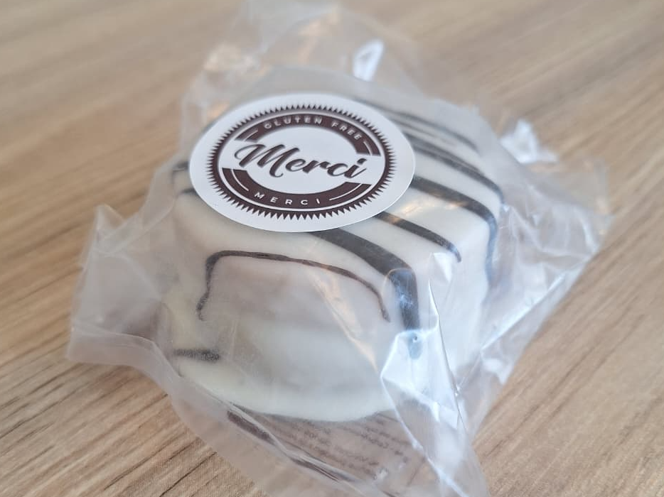 Alfajor de chocolate blanco