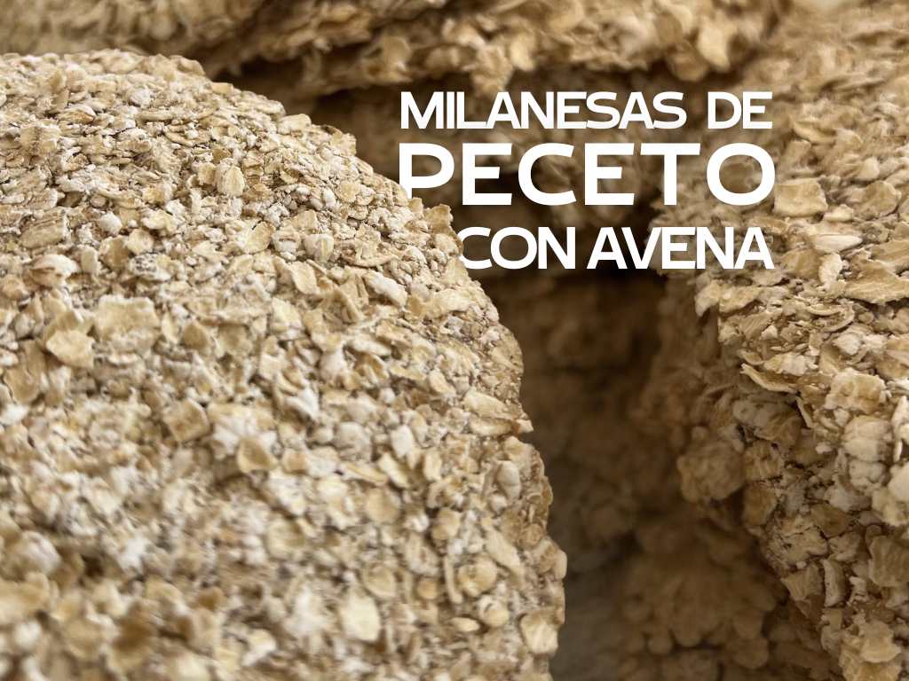 Milanesas de Peceto rebozadas con avena