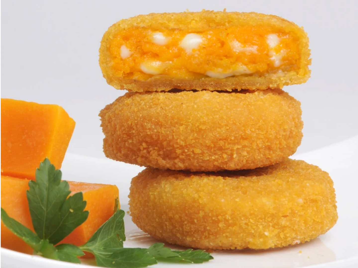 Bocaditos de calabaza y mozzarella