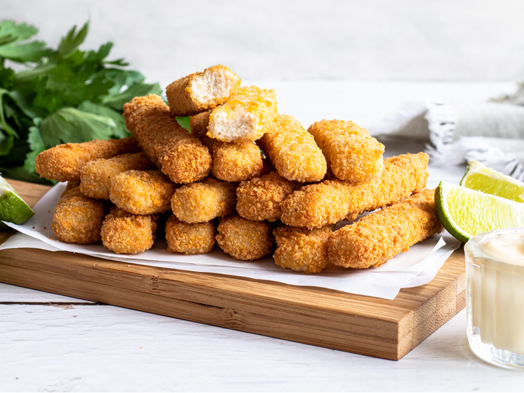 Tiritas de pollo