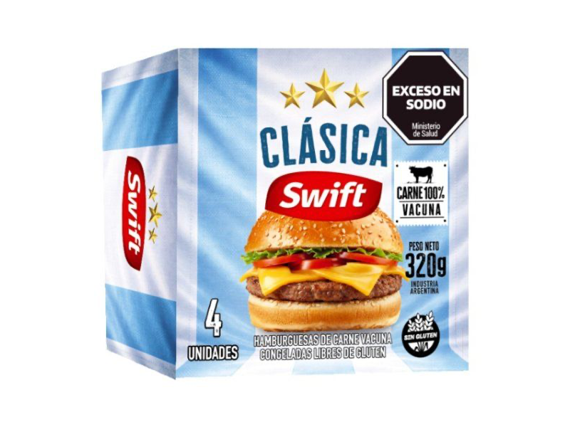Hamburguesas de carne Swift