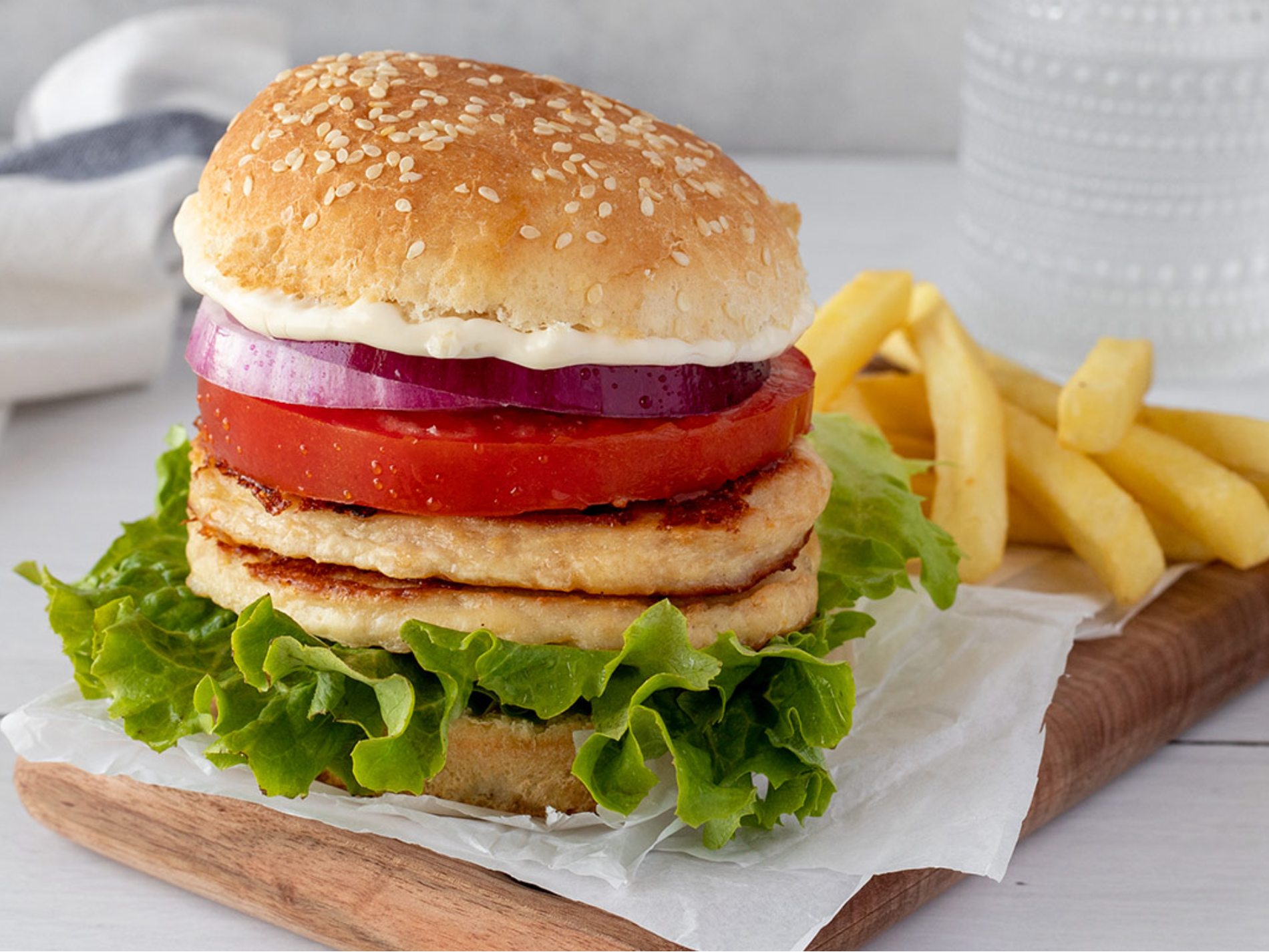 Hamburguesas de pollo (1 kg)