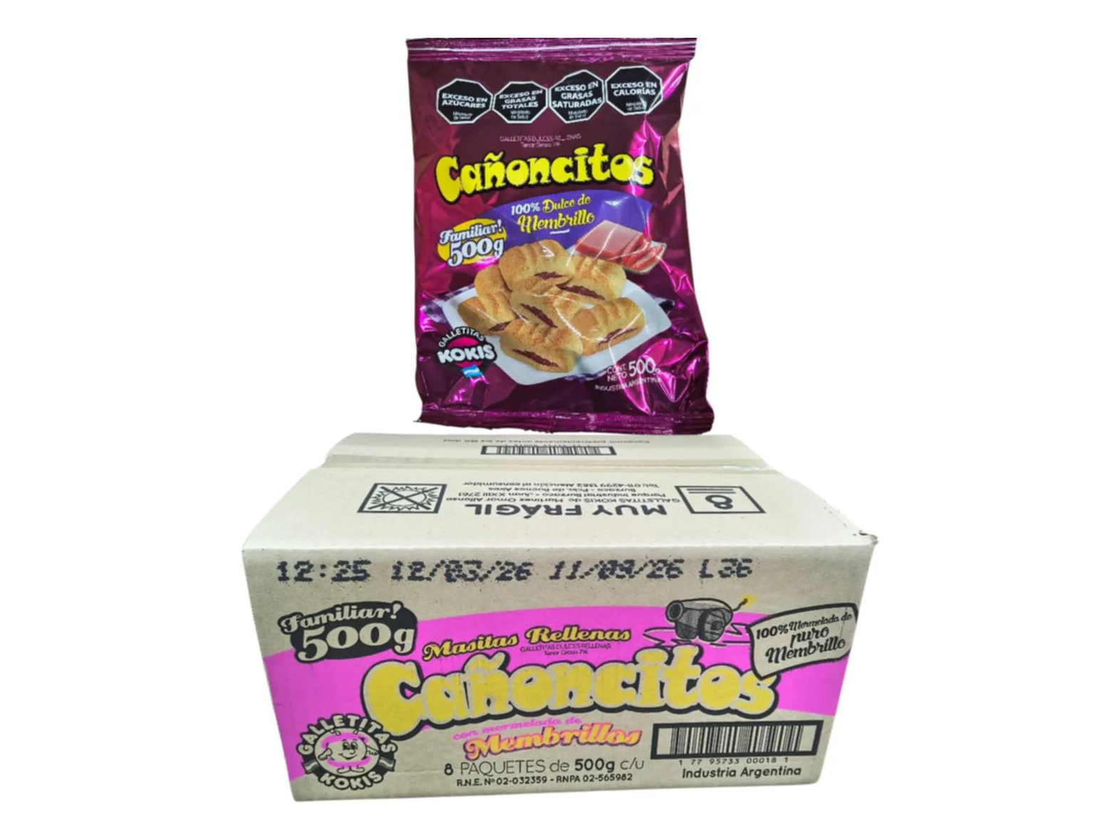 Cañoncitos de menbrillos