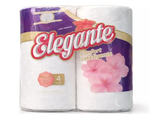 Papel elegante doble hoja 10 x 4