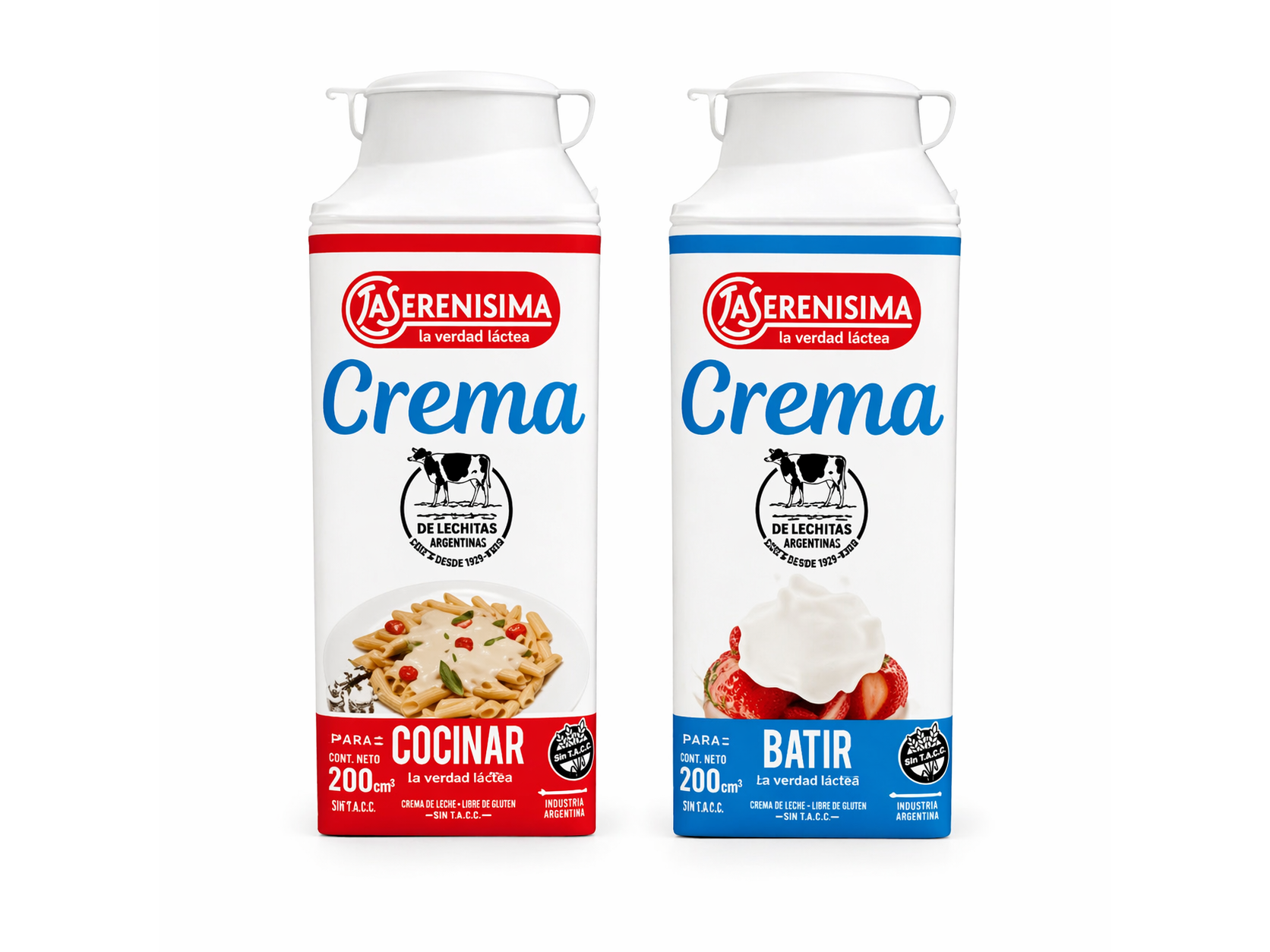 Crema de leche batir y cocinar 200g