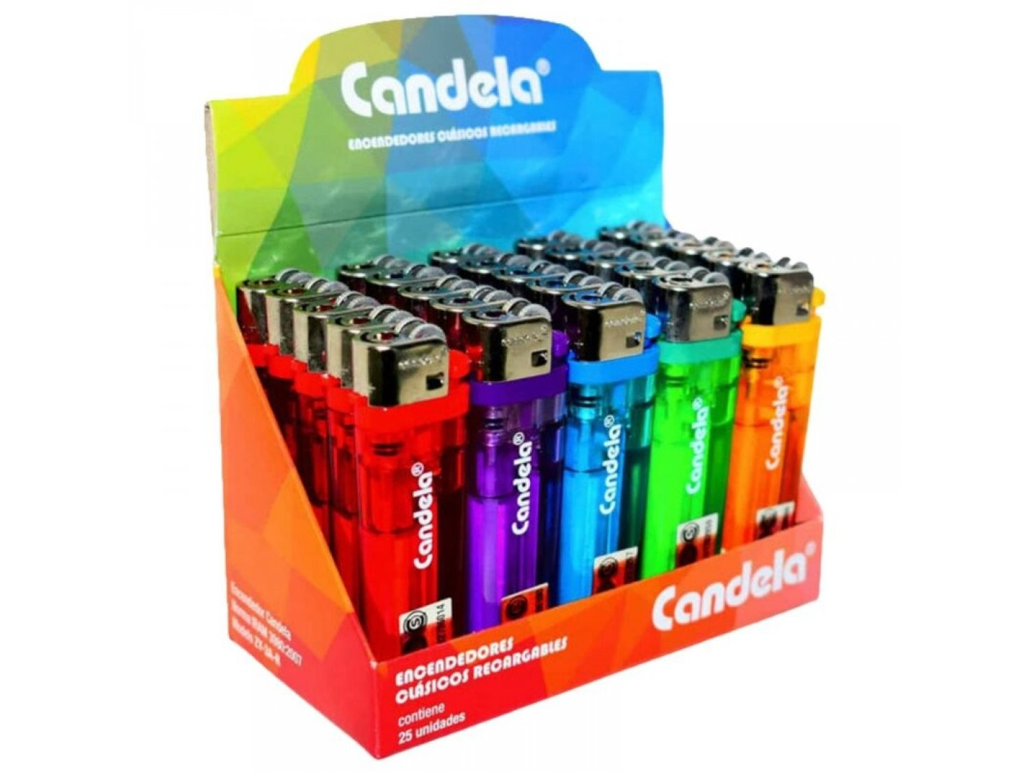 Encendedor candela x25