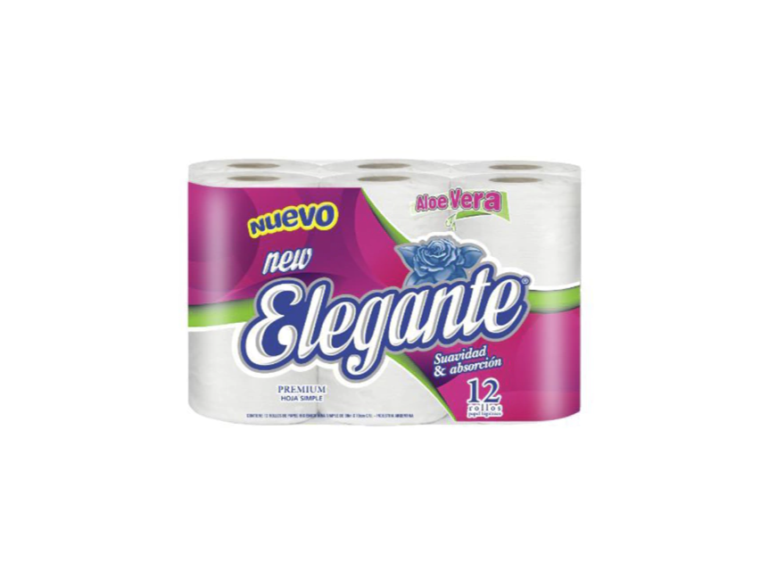 Papel elegante aloe vera x 12 rollos
