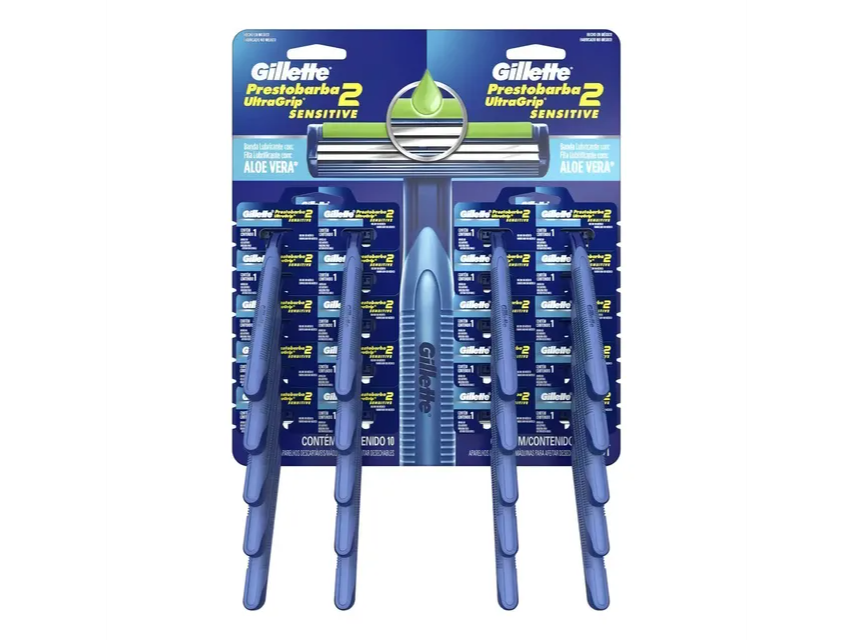 Prestobarba gillete 2 hojas  x12