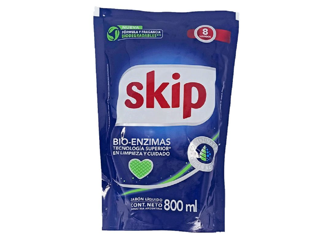Jabon liquido skip 800g