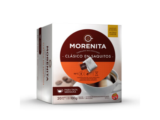 Cafe saquito morenita x20