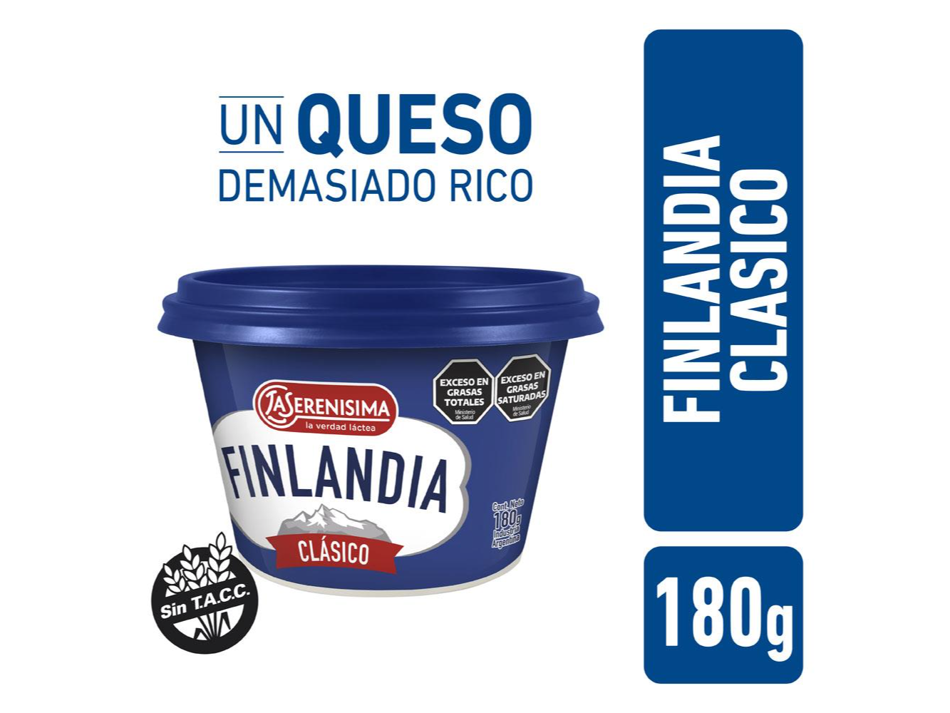Queso finlandia clasico 180g