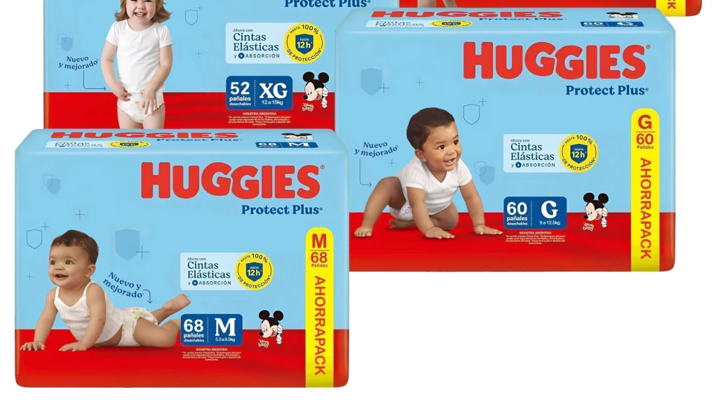 PAÑALES HUGGIES PROTECT PLUS