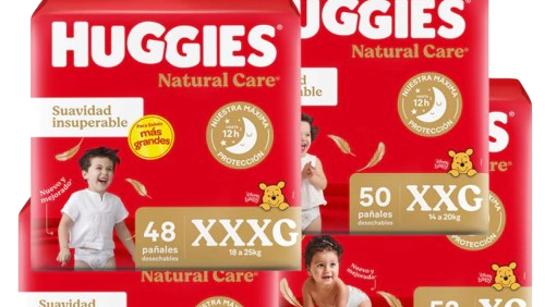 PAÑALES HUGGIES NATURAL CARE