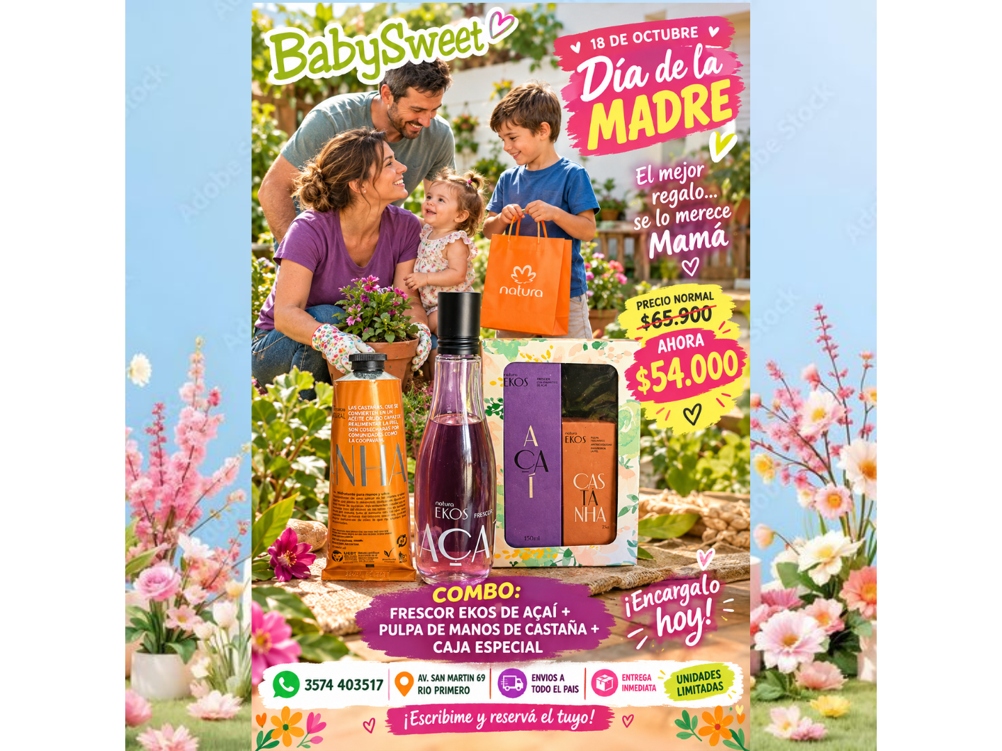 COMBO FRESCOR + PULPA DE MANOS