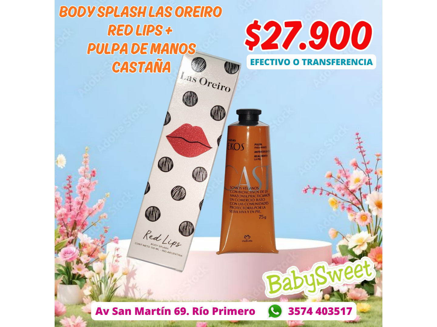 Combo Perfume "Las Oreiro" + Pulpa de manos