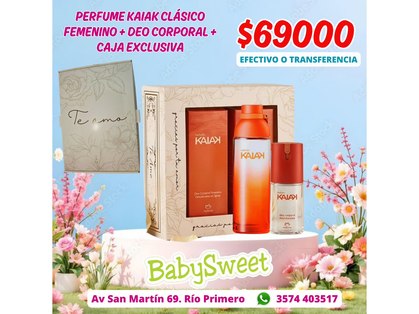 COMBO ESPECIAL PERFUME KAIAK CLÁSICO + DEO CORPORAL