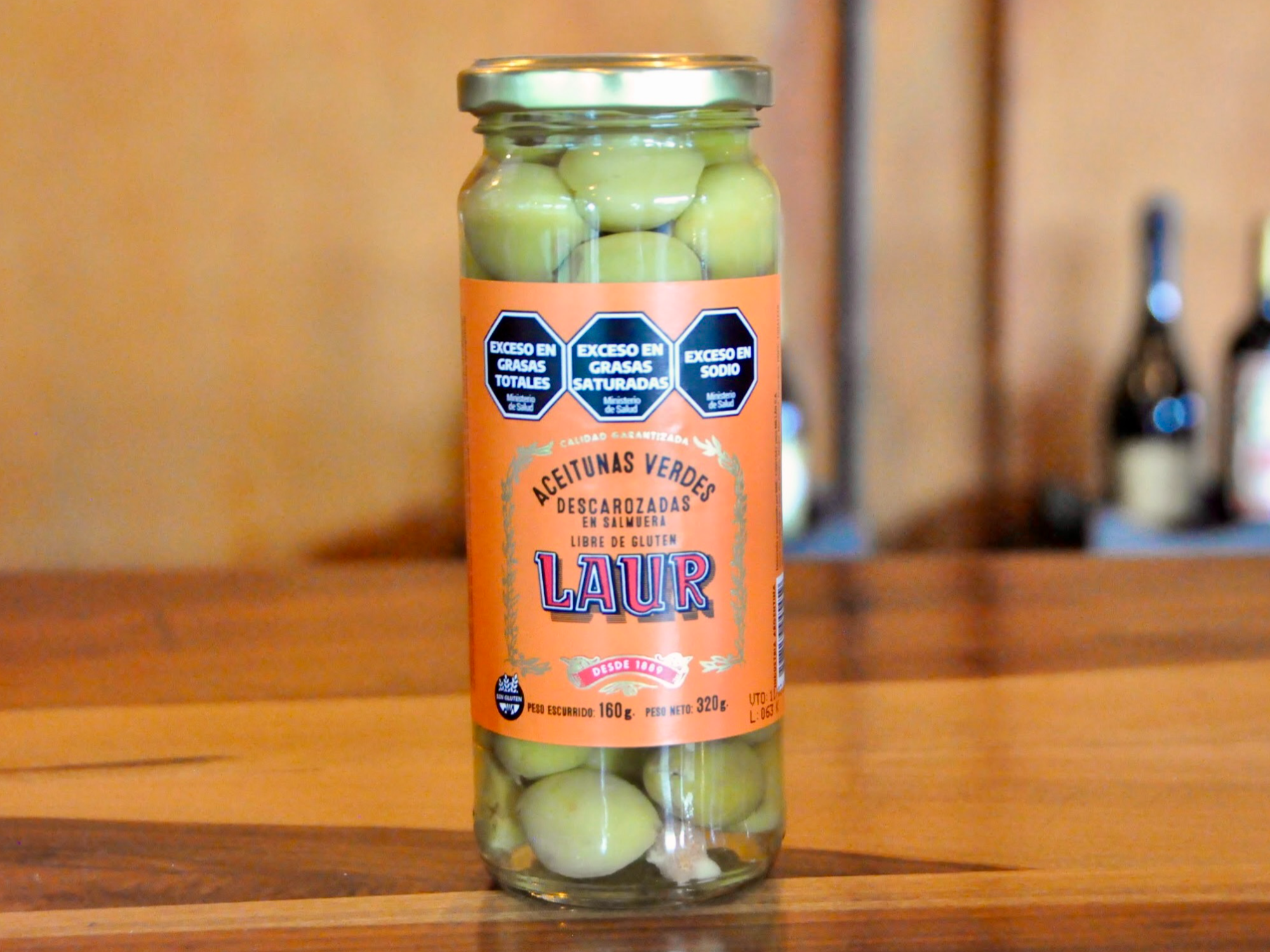 Aceitunas verdes descarozadas 320gr