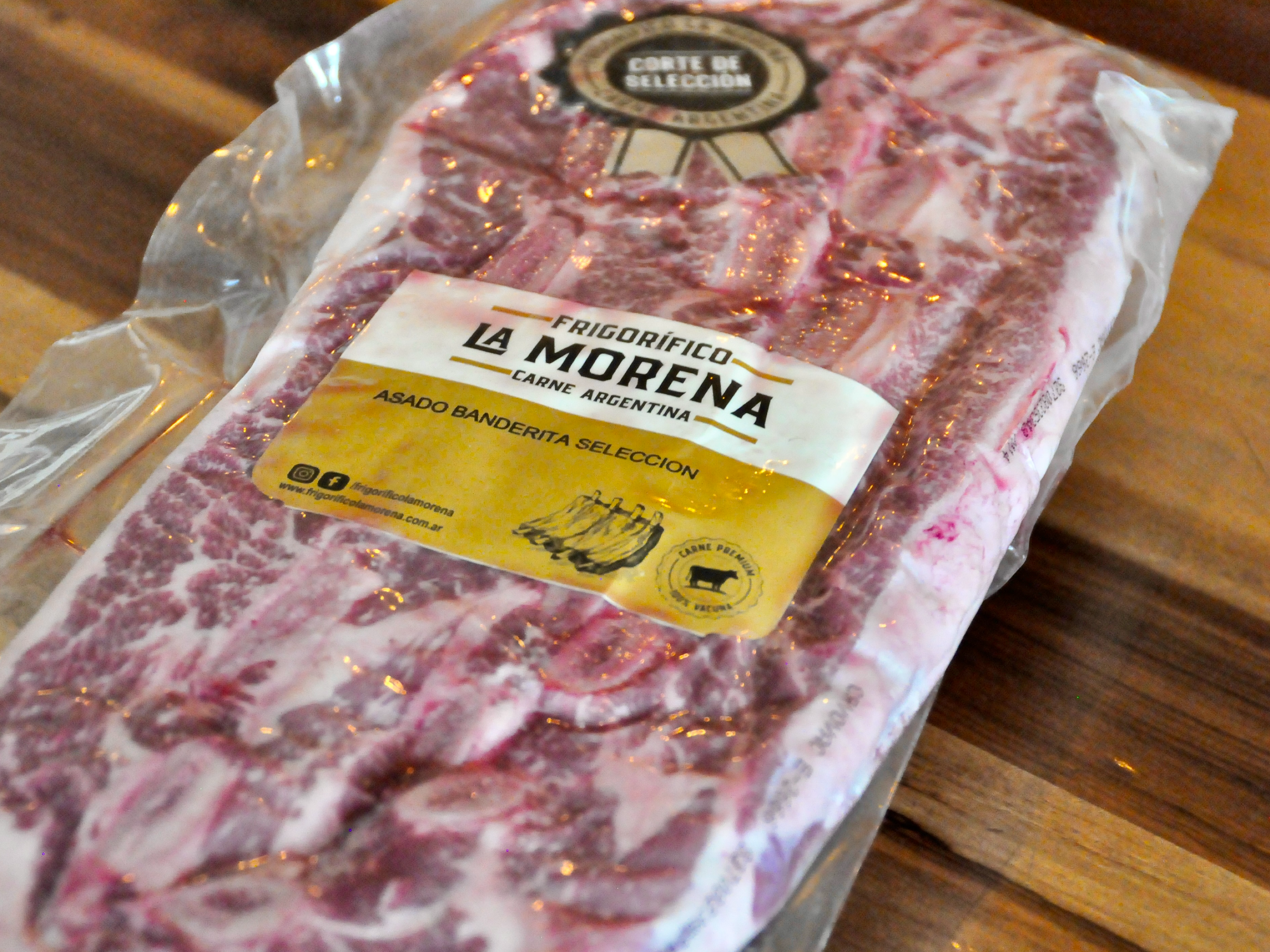 Asado banderita selección