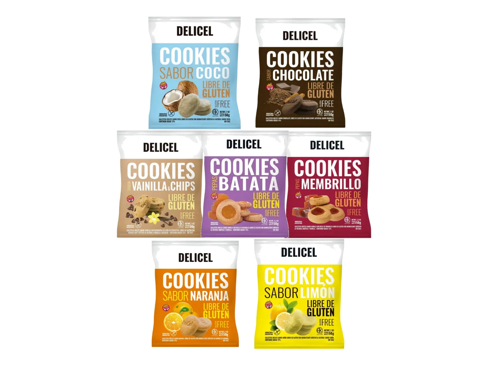 DELICEL COOKIES  X150 G