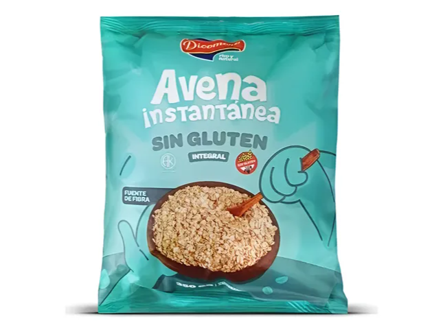 AVENA INSTANTANEA SIN GLUTEN INTEGRAL X 350 G DICOMERE