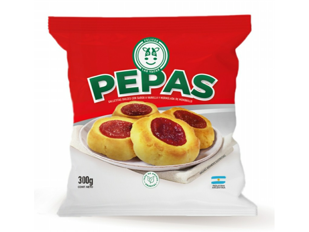 PEPAS MEMBRILLO FELICES LAS VACAS 300G