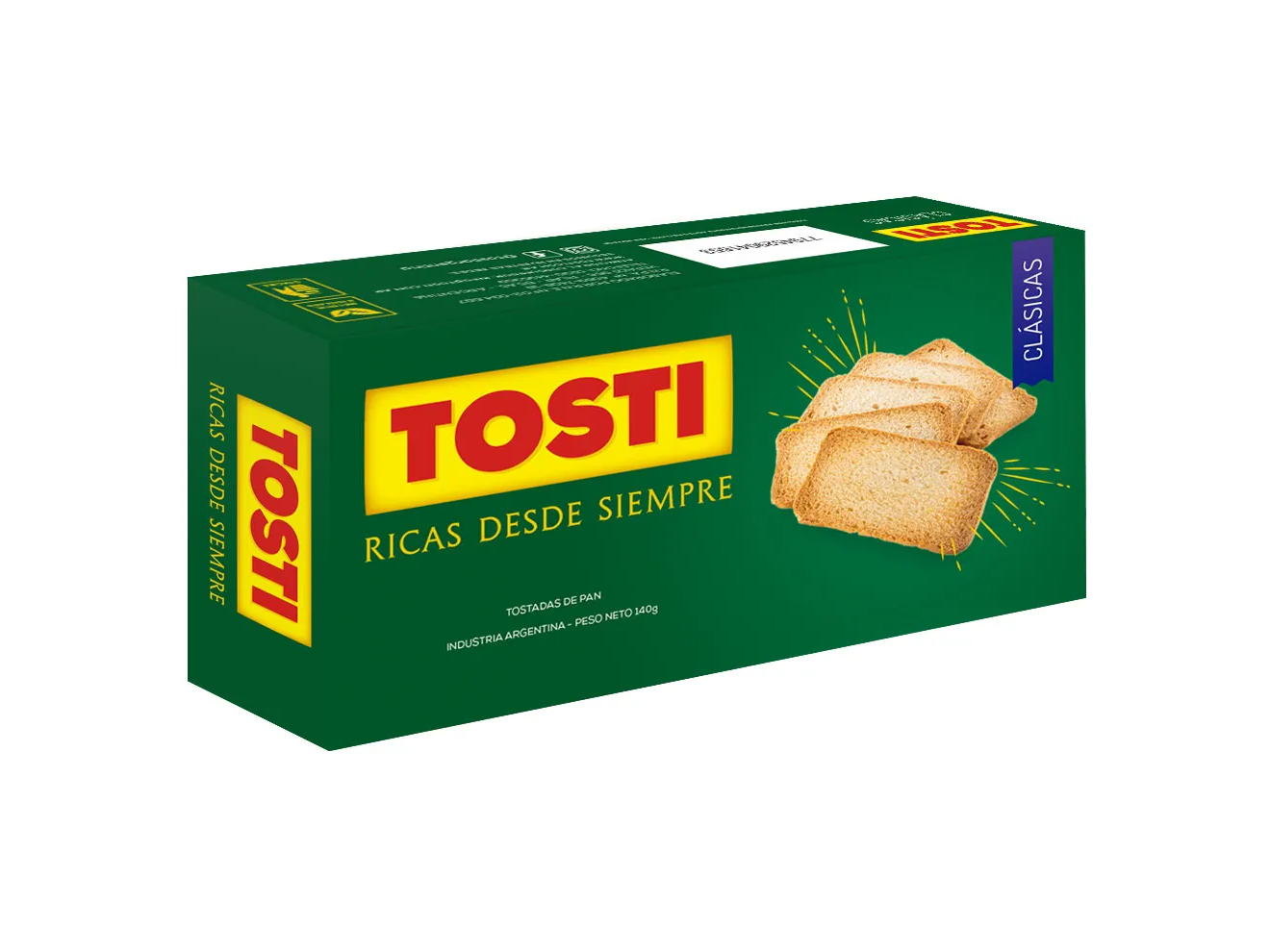 TOSTADITAS  TOSTI X 140 GRS