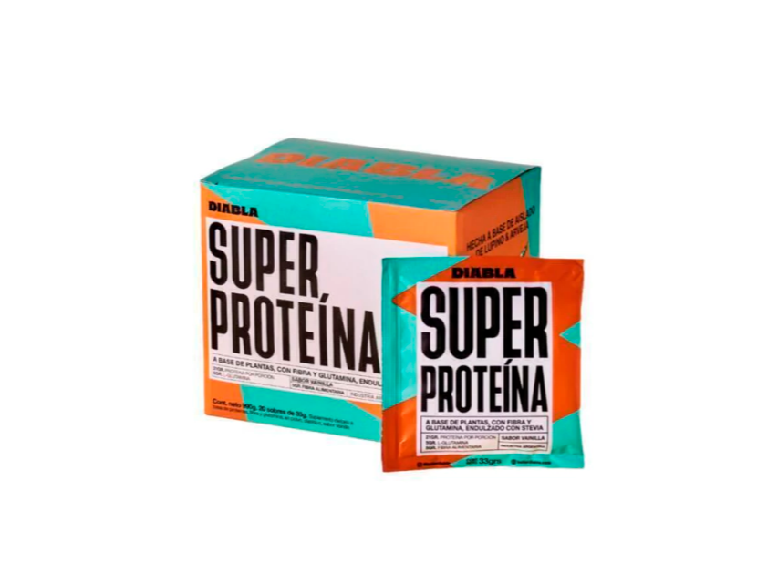 SUPER PROTEINA DIABLA X 33 GRS  1 SOBRE