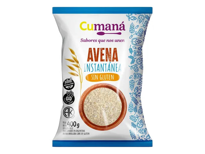 AVENA  S/GLUTEN CUMANA X 400 G