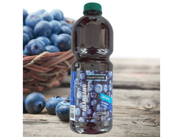 ARANDANO CON STEVIA X 1 1/2 LITRO CUARTO CRECIENTE