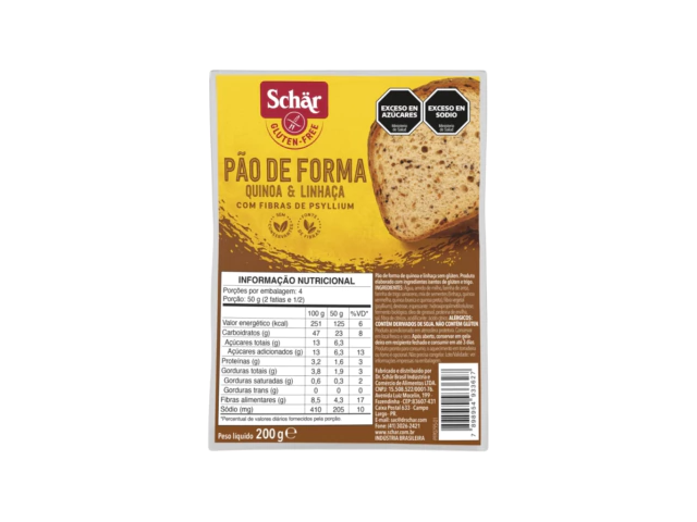 PAN DE QUINOA Y LINO SCHAR