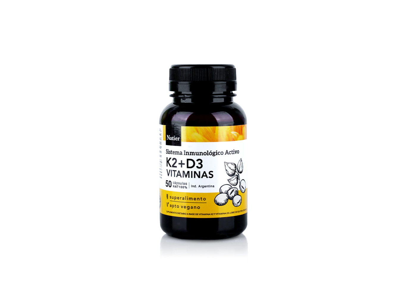 VITAMINA K2+D3 50CAP NATIER
