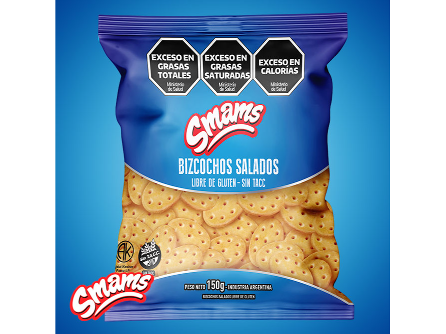 BIZCOCHOS SALADOS SMAMS 150GR