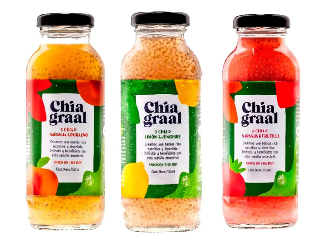 JUGO CHIA GRAAL DURAZNO Y NARANJA