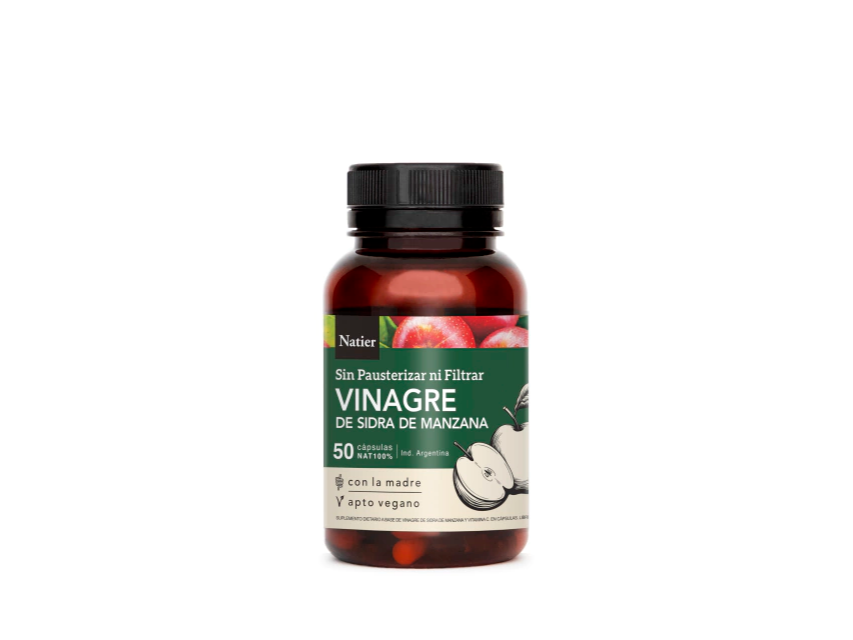 VINAGRE SIDRA DE MANZANA X 50 CAP NATIER
