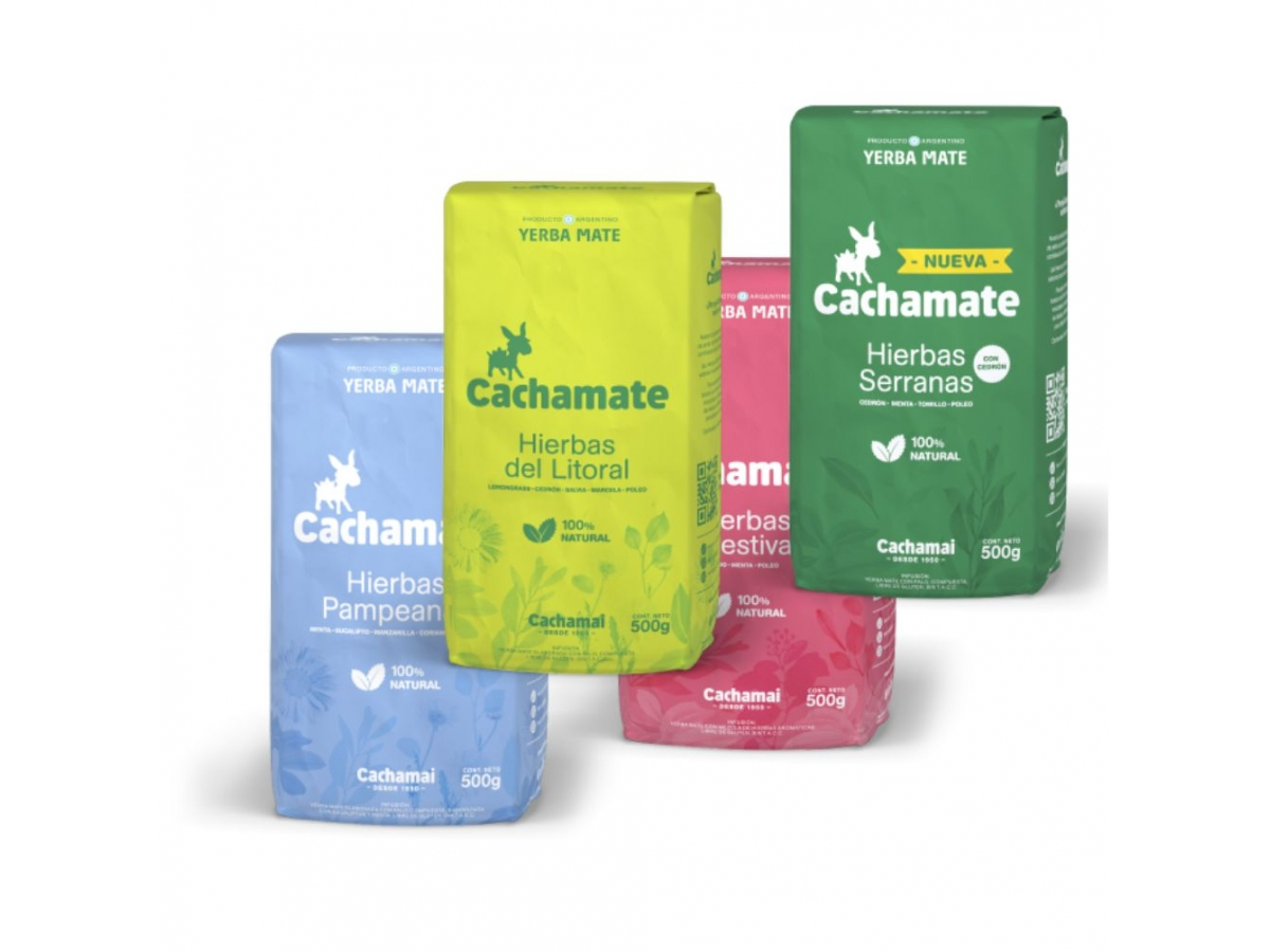 YERBA CACHAMATE HIERBAS DIGESTIVAS X 500 G