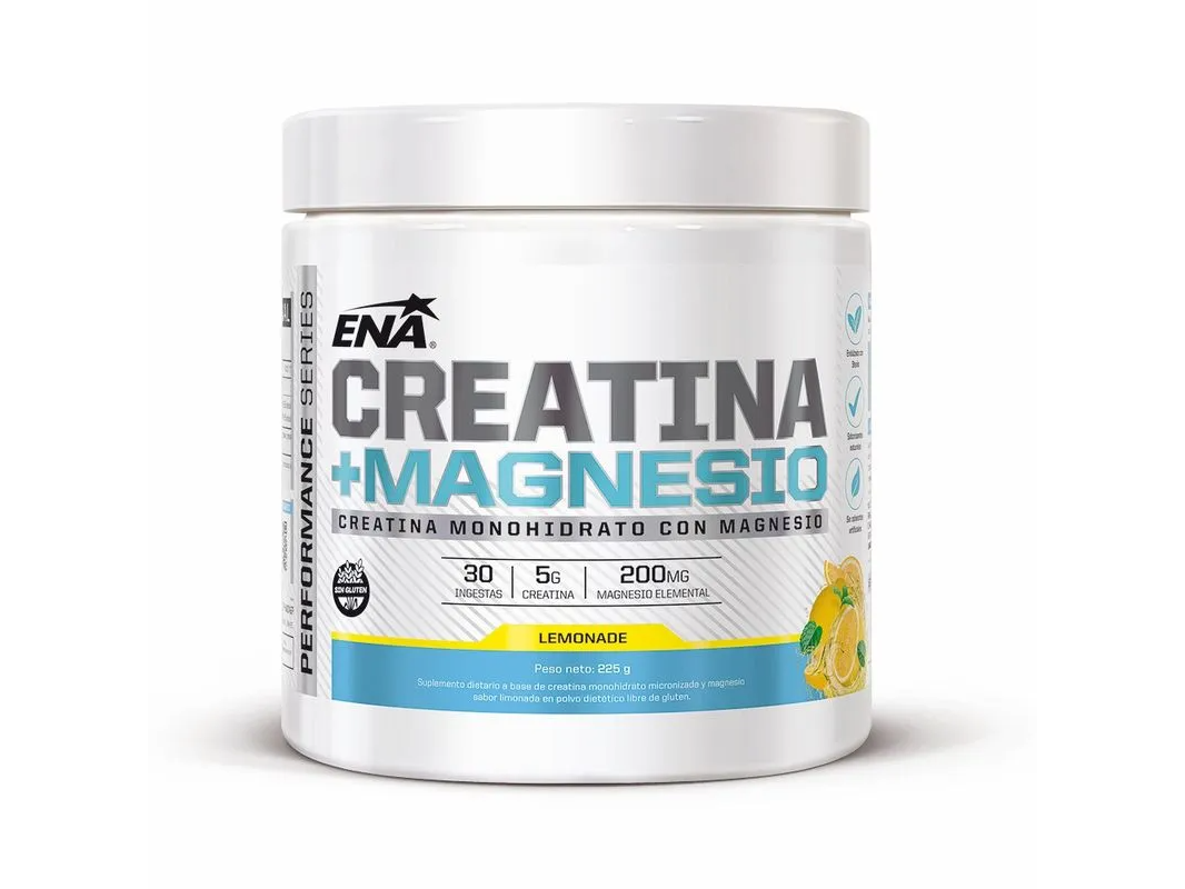 CREATINA  + MAGNESIO LIMONADA X 225GR