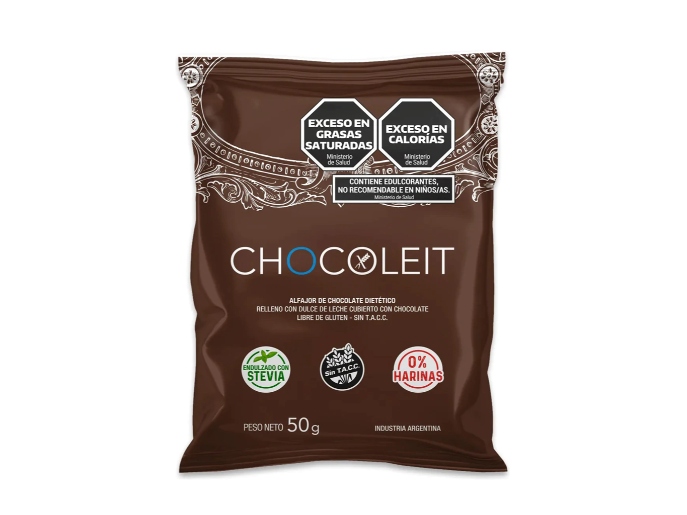 ALFAJOR CHOCOLEIT NEGRO