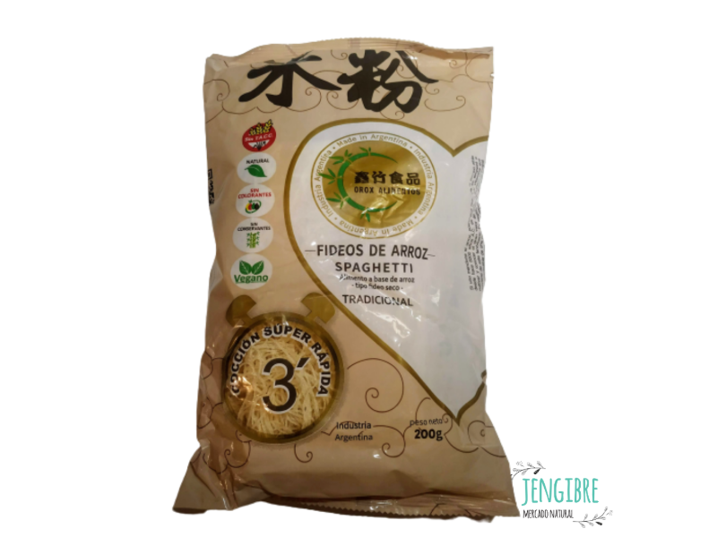 FIDEOS DE ARROZ SPAGHETTI OROX X 200 G