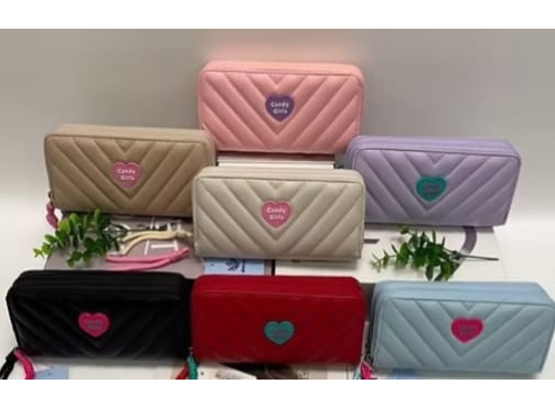 Billetera doble cierre  candy
