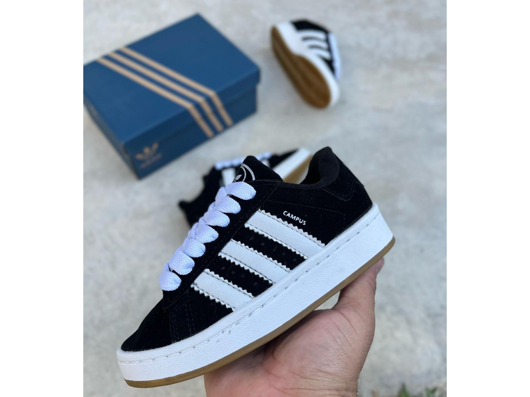 ADIDAS CAMPUS (blanc/negro)